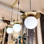 Подвесной светильник Eglo Arenales 39953 цвет плафона/подвески Белый, цвет арматуры Латунь-2