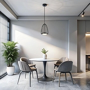 Подвесной светильник Eurosvet Comod1ta 40009/1 LED черный цвет плафона/подвески Черный, цвет арматуры Черный-5