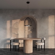 Подвесной светильник Eurosvet Comod1ta 40010/1 LED черный цвет плафона/подвески Черный, цвет арматуры Черный-5