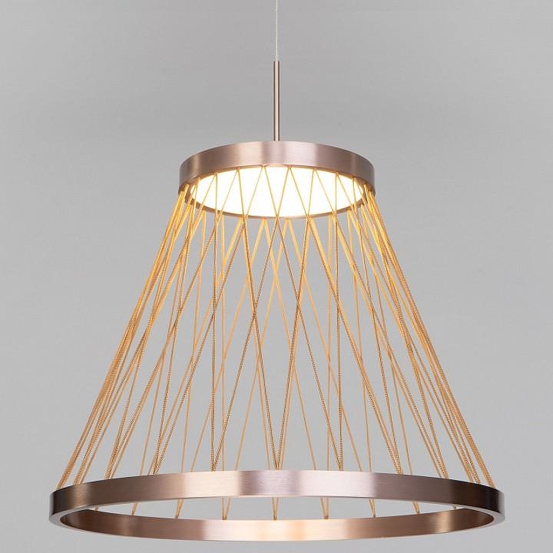 Подвесной светильник Eurosvet Cesta 40016/1 LED коричневый 