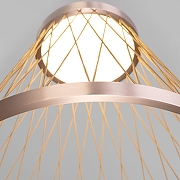 Подвесной светильник Eurosvet Cesta 40016/1 LED коричневый цвет плафона/подвески Золото, цвет арматуры Коричневый-4