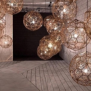 Подвесной светильник Imperiumloft Etch Web 40,019 цвет плафона/подвески Золото, цвет арматуры Золото-3