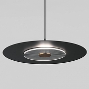 Подвесной светильник Eurosvet Kontur 40030/1 LED черный цвет плафона/подвески Черный, цвет арматуры Черный