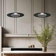 Подвесной светильник Eurosvet Kontur 40030/1 LED черный цвет плафона/подвески Черный, цвет арматуры Черный-2