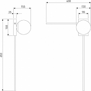 Бра Eurosvet Fredo 40034/1 золото цвет плафона/подвески Белый, цвет арматуры Золото-3