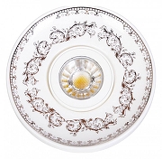 Встраиваемый светильник Abrasax 4004 4004 цвет Белый, Серебро