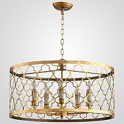 Подвесной светильник Imperiumloft Romeo F1ve L1ght Pendant Lamp Des1gn By Cyan Des1gn 40.1036 цвет плафона/подвески Латунь, цвет арматуры Латунь-1