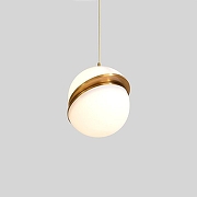Подвесной светильник Imperiumloft Crescent Celling Lee Broom 40,1507 цвет плафона/подвески Белый, Золото, цвет арматуры Желтый-2