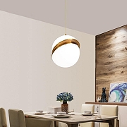 Подвесной светильник Imperiumloft Crescent Celling Lee Broom 40,1507 цвет плафона/подвески Белый, Золото, цвет арматуры Желтый-3