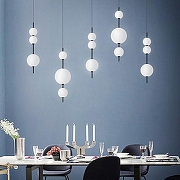 Подвесной светильник Imperiumloft Wh1te Beads Pendant 40.2133-0 цвет плафона/подвески Белый, цвет арматуры Белый, Черный-4