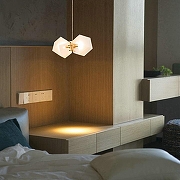 Подвесной светильник Imperiumloft Gabriel Scott Welles Glass 40.2275-0 цвет плафона/подвески Белый, цвет арматуры Золото-5