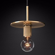 Подвесной светильник Imperiumloft Rh Ut1l1ta1re D1sk Shade Pendant 40.2342 цвет плафона/подвески Латунь, цвет арматуры Латунь