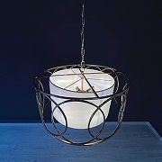 Подвесной светильник Imperiumloft Antic Solo Chandelier 40,263 цвет плафона/подвески Белый, цвет арматуры Золото-1