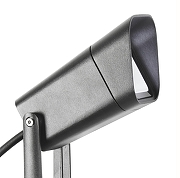 Ландшафтный светильник Favourite Relief 4031-1T цвет плафона/подвески Прозрачный, Хром, цвет арматуры Черный-1