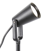 Ландшафтный светильник Favourite Relief 4033-1T цвет плафона/подвески Прозрачный, Хром, цвет арматуры Черный-1