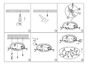 Накладной светильник Globo Burgundy 40404-2 цвет плафона/подвески Белый, цвет арматуры Никель-1