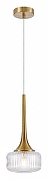 Подвесной светильник Favourite Malinconia 4051-1P цвет плафона/подвески Прозрачный, цвет арматуры Латунь-1