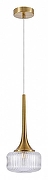 Подвесной светильник Favourite Malinconia 4051-1P цвет плафона/подвески Прозрачный, цвет арматуры Латунь-2