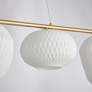 Подвесной светильник Favourite Comical 4052-4P цвет плафона/подвески Опал, цвет арматуры Золото-3