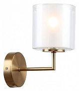 Бра F-promo Proper 4086-1W цвет плафона/подвески Белый, Прозрачный, цвет арматуры Латунь-1