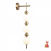 Бра F-promo Chantra 4088-3W цвет плафона/подвески Белый, цвет арматуры Латунь