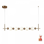 Подвесной светильник F-promo Chantra 4088-5P цвет плафона/подвески Белый, цвет арматуры Латунь
