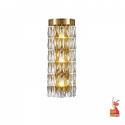 Накладной светильник Favourite Magnitudo 4090-3W цвет плафона/подвески Прозрачный, цвет арматуры Золото