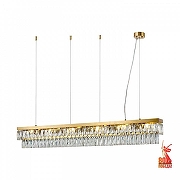 Подвесной светильник Favourite Magnitudo 4090-6P цвет плафона/подвески Прозрачный, цвет арматуры Золото