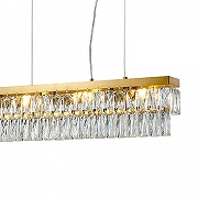 Подвесной светильник Favourite Magnitudo 4090-6P цвет плафона/подвески Прозрачный, цвет арматуры Золото-2