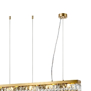 Подвесной светильник Favourite Magnitudo 4090-6P цвет плафона/подвески Прозрачный, цвет арматуры Золото-4