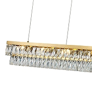 Подвесной светильник Favourite Magnitudo 4090-6P цвет плафона/подвески Прозрачный, цвет арматуры Золото-5