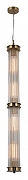 Подвесной светильник Favourite Trompa 4092-4P цвет плафона/подвески Прозрачный, цвет арматуры Латунь-1