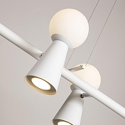 Подвесной светильник Favourite Gnomes 4094-8P цвет плафона/подвески Белый, цвет арматуры Белый-3