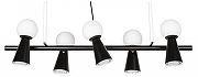 Подвесной светильник Favourite Gnomes 4095-5P цвет плафона/подвески Белый, Черный, цвет арматуры Черный