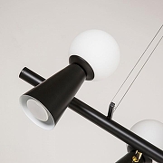 Подвесной светильник Favourite Gnomes 4095-5P цвет плафона/подвески Белый, Черный, цвет арматуры Черный-3