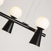 Подвесной светильник Favourite Gnomes 4095-5P цвет плафона/подвески Белый, Черный, цвет арматуры Черный-4