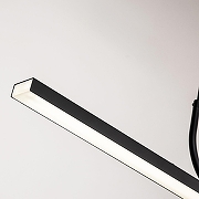 Подвесной светильник Favourite Raya 4096-1P цвет плафона/подвески Белый, Черный, цвет арматуры Черный-4