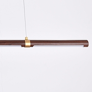 Подвесной светильник Favourite Cuero 4111-1P цвет плафона/подвески Белый, Коричневый, цвет арматуры Золото, Коричневый-3