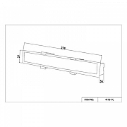 Встраиваемый светильник Favourite Aplot 4113-1C цвет плафона/подвески Белый, цвет арматуры Белый-2
