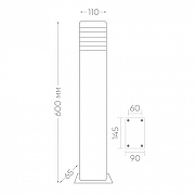 Ландшафтный светильник Feron DH0806 41155 цвет плафона/подвески Прозрачный, цвет арматуры Черный-6