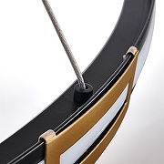 Подвесной светильник Favourite Rota 4131-2P цвет плафона/подвески Белый, Золото, Черный, цвет арматуры Черный-2