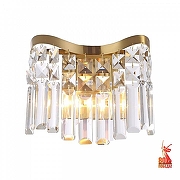 Бра Favourite Unda 4135-2W цвет плафона/подвески Прозрачный, цвет арматуры Золото