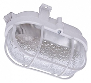 Накладной светильник Feron НБП 01-60 41404 цвет плафона/подвески Прозрачный, цвет арматуры Белый