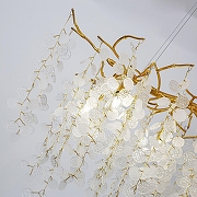 Бра Favourite Parra 4161-3W цвет плафона/подвески Белый, Прозрачный, цвет арматуры Золото-1