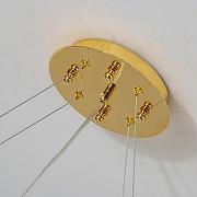 Бра Favourite Parra 4161-3W цвет плафона/подвески Белый, Прозрачный, цвет арматуры Золото-4