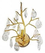 Бра Favourite Pluvia 4162-1W цвет плафона/подвески Прозрачный, цвет арматуры Золото-1