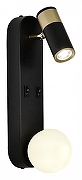 Бра с подсветкой F-promo Invento 4171-2W цвет плафона/подвески Белый, Золото, Черный, цвет арматуры Золото, Черный-1