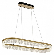 Подвесной светильник F-promo Lunetta 4186-1U цвет плафона/подвески Прозрачный, цвет арматуры Золото-1