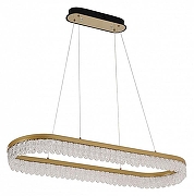 Подвесной светильник F-promo Lunetta 4186-1U цвет плафона/подвески Прозрачный, цвет арматуры Золото-2