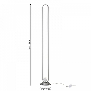 Торшер F-promo Altus 4222-1F цвет плафона/подвески Белый, Серебро, цвет арматуры Серебро-5